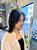 イロ バイ マグ(IRO by Mag) 伸ばしかけレイヤーボブ/ブリーチなしカラー
