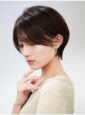 頭の形がキレイ見えする上品ショートボブ＊