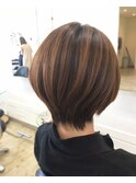 ナチュラルショートボブ