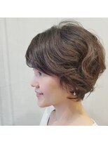 シェヴー(Cheveux)&nbsp;カジュアルエレガント◆くせ毛さんの前下がりショートボブ２