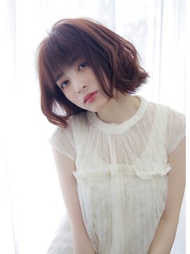 エルデ ナインズ ヘアー スタンド 川口店(elde 9's HAIR STAND) T.デザインカラー&大人可愛いマッシュウルフ風切りっぱなしボブ