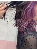 Lee梅田★インナーカラー×ラズベリーピンク