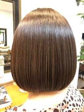 ミーノ(mieno) 【オーガニックカラー】丸みボブで10年後も艶髪/自由が丘駅