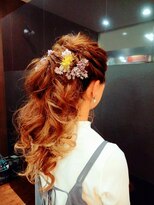 ユアーズ 四街道店(HAIR&NAIL YOURS) ゆわふるポニーテールお呼ばれ結婚式パーティー二次会