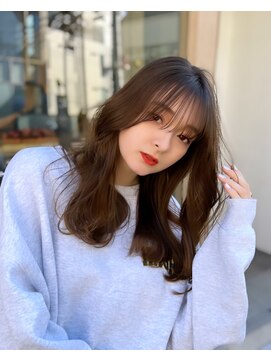 ドットハリス(.Hallis) 小顔カット/レイヤーカット/大人可愛い/ベージュ/20代30代40代