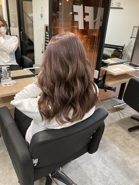 ラフ 難波店(LAFF) #黒髪#ボブルフ#ネビージュ#小顔#ワンレン