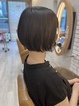 アドラーブル けやき通り店(adorable) 【ショートボブ】丸みショートボブ　20代30代40代