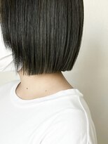 ラミエ バイ メルト 吉祥寺(lamie by melt)&nbsp;"久保田"切りっぱなしボブオリーブベージュケアブリーチ