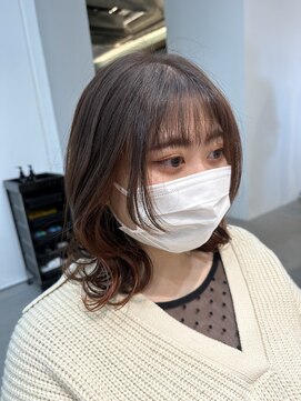 スクリバイタヒエ(SUKURI by tahie) #ブリーチなしカラー #顔まわりウルフ