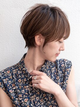 ティアラ 桜木町(TIARA) 大人可愛いショートボブ20代30代40代ひし形ショート丸みショート