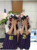 学校祭ヘア