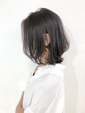 ラグナ(LAGUNA) ［LAGUNAラグナ渋谷］レイヤーボブ×透けカラーグレージュ