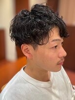 スカイ 亀戸店 (sky)&nbsp;ハイライト/マッシュパーマ/アッシュブラック<理容室>[亀戸]