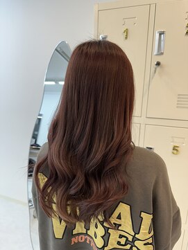 ロエン 西岡崎店(ROEN) ピンクブラウン/似合わせカラー/艶髪/ブリーチなしワンカラー