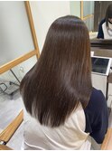 赤みをおさえたアッシュブラウン 美髪のススメ