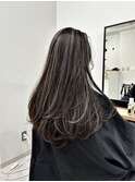 外国人風レイヤーカット×ハイライト 髪質改善で扱いやすく