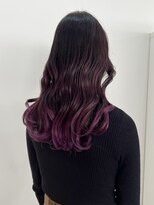 サクラ オモテサンドウ(SAKURA)&nbsp;グラデーションカラー/ラベンダーピンク/裾カラー/表参道