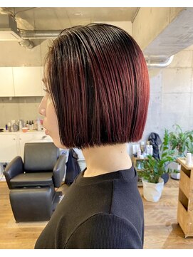 ハイジア(hygea) [hygea]チェリーレッド　大人ボブ[薬院/警固]