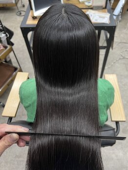 クロムス(clomus)の写真/【JR難波◇徒歩2分】高品質な商材使用で理想の艶髪に★《レイヤーヴェールCUT+TOKIOトリートメント》