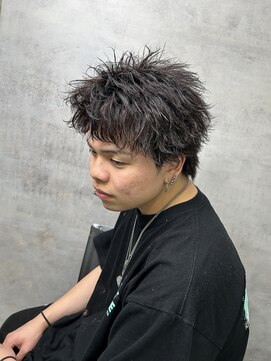 ネクスト 静岡店(NEXT) MEN'S HAIR/ダークアッシュ/ニュアンスパーマ/韓国マッシュ