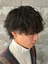 ニアウ 伊勢崎連取店(Niau)&nbsp;メンズマッシュ波巻きスパイラルパーマメンズパーマ