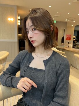 ジーナ 沖縄新都心(Zina) 髪質改善＊前髪なしミニウルフくびれヘア＊美髪【Zina沖縄】