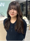 ダークアッシュ 顔周りカット ヨシンモリ 韓国風【天神大名】