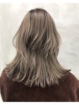 サルファ ヘアデザイン 名古屋 丸の内(S.ALPHA HAIR DESIGN)&nbsp;＊ハイライトラベンダーベージュカラー