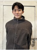 センターパート　リクルートヘア　men's