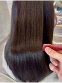 髪質改善トリートメント前髪カット顔まわりカット