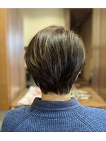 フフ 瀬戸店(FuFu) ハンサムショート　スペシャルカラー　白髪ぼかしハイライト