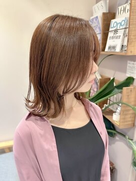 ロンドグロワール 大宮(Lond Gloire) イメチェン外ハネボブ美髪ワイドバング顔周りレイヤーボブ/大宮