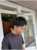 アップバングショート【メンズ/パーマ】