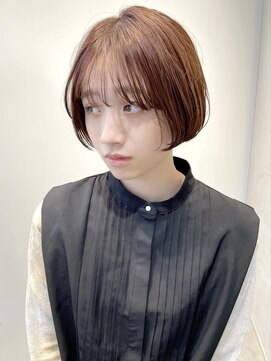 ソト 銀座(soto.) ハイライトカラー/くびれヘア/レイヤーパーマ/ミニボブ[銀座]