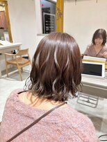 アプリ 南浦和(appri)&nbsp;ブリーチなしダブルカラー/ヘーゼルベージュ/ボブ/浦和/南浦和62