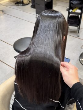 リール 銀座(R'EEL) ダークグレージュ×髪質改善