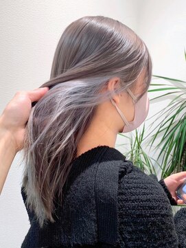 セイドット オモテサンドウ(Say. omotesando) Say.ロングレイヤーアッシュブラックインナーカラー表参道青山