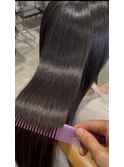 縮毛矯正/最高の艶とまとまり/朝楽ヘア