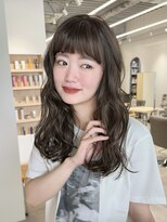 ジョエミバイアンアミ(joemi by Un ami)&nbsp;ロングパーマ / 暗髪パーマ / 前髪パーマ / 秋カラー