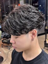 ヨリ サッポロ 札幌大通(yori SAPPORO) ニュアンスパーマ/センターパート/韓国マッシュ/ダークアッシュ