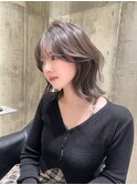 レイヤーショート/グレーブラウン/ミニボブレイヤー/20代/30代