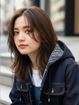 ライクバイコトナ 越谷(RIKE by kotona)&nbsp;ミディアムヘアー/チャコールグレー/髪質改善/30代40代/越谷