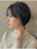 20代30代40代ナチュラル大人可愛いショートボブスイル