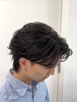 テンション(tension)&nbsp;メンズフェザーパーマメンズカット眉毛札幌大通バスセンター