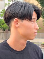 エルマーク 京都駅前(L-MARK)&nbsp;マッシュ/黒髪/ナチュラルマッシュ/メンズ/ツーブロック