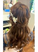 ふわふわハーフアップ【横浜/ヘアセット/着付け】