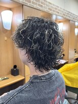 ヘアーウォーク&nbsp;波巻きウルフ×ハイライト