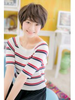 優しいライン♪大人クセ毛風マッシュ