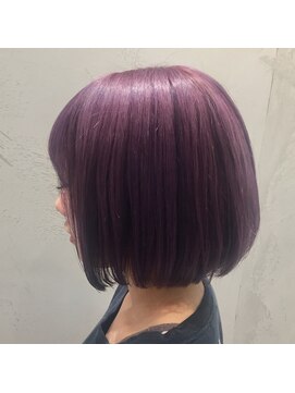 アンド バイ ヘアサロン(AND by hair salon) パープルカラー