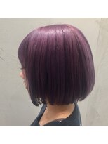 アンド バイ ヘアサロン(AND by hair salon) パープルカラー